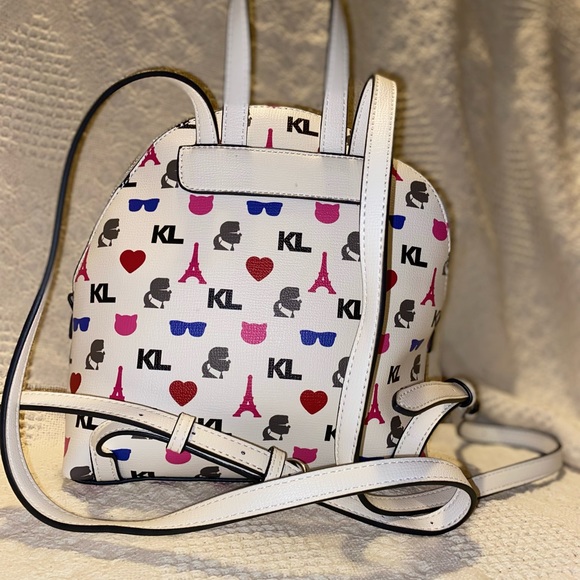 NWT Karl Lagerfeld medium size backpack - Picture 3 of 5